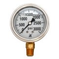 Totalturf 0  3000 PSI Low Pressure Gauge TO146599